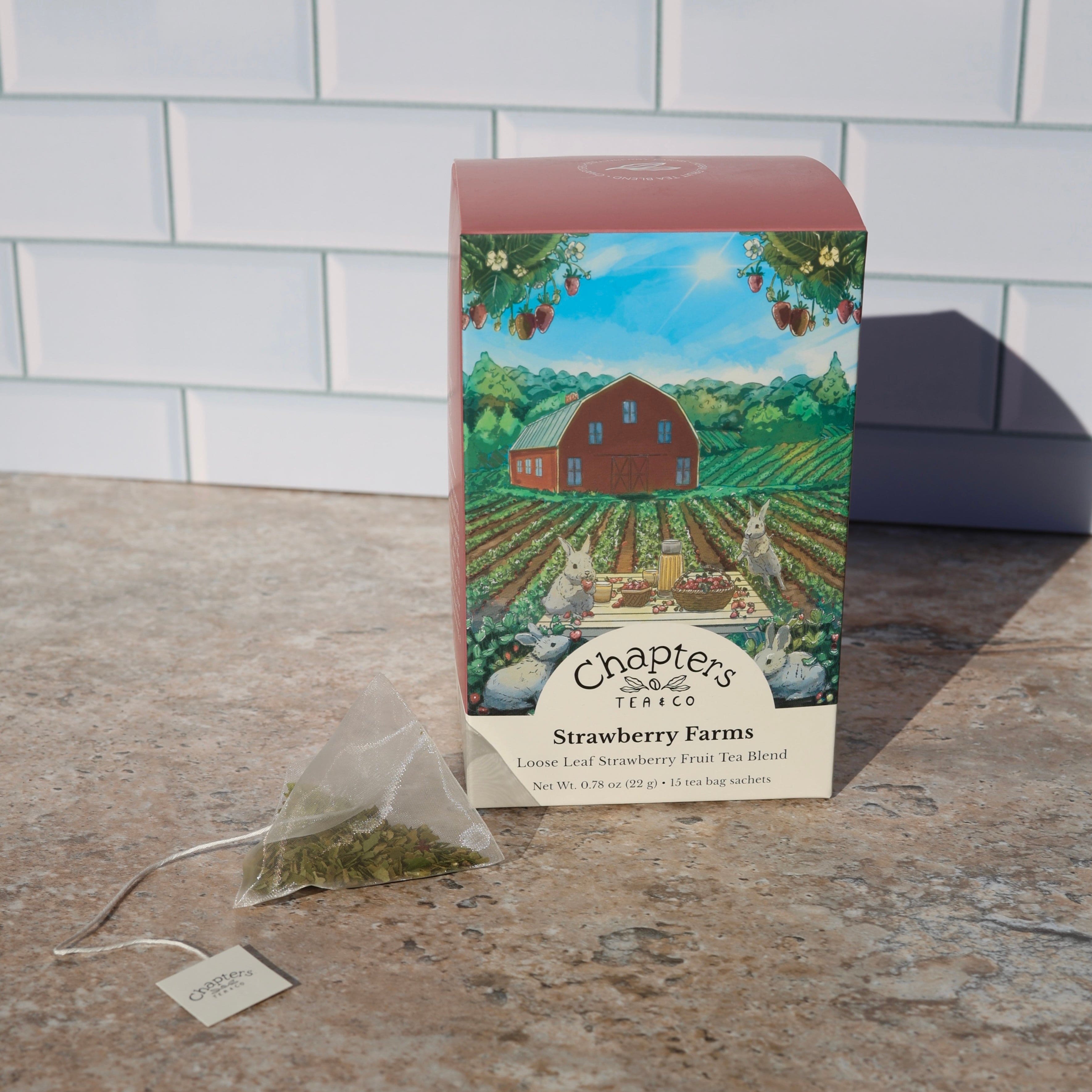 Strawberry Farms Tea Bag Sachets