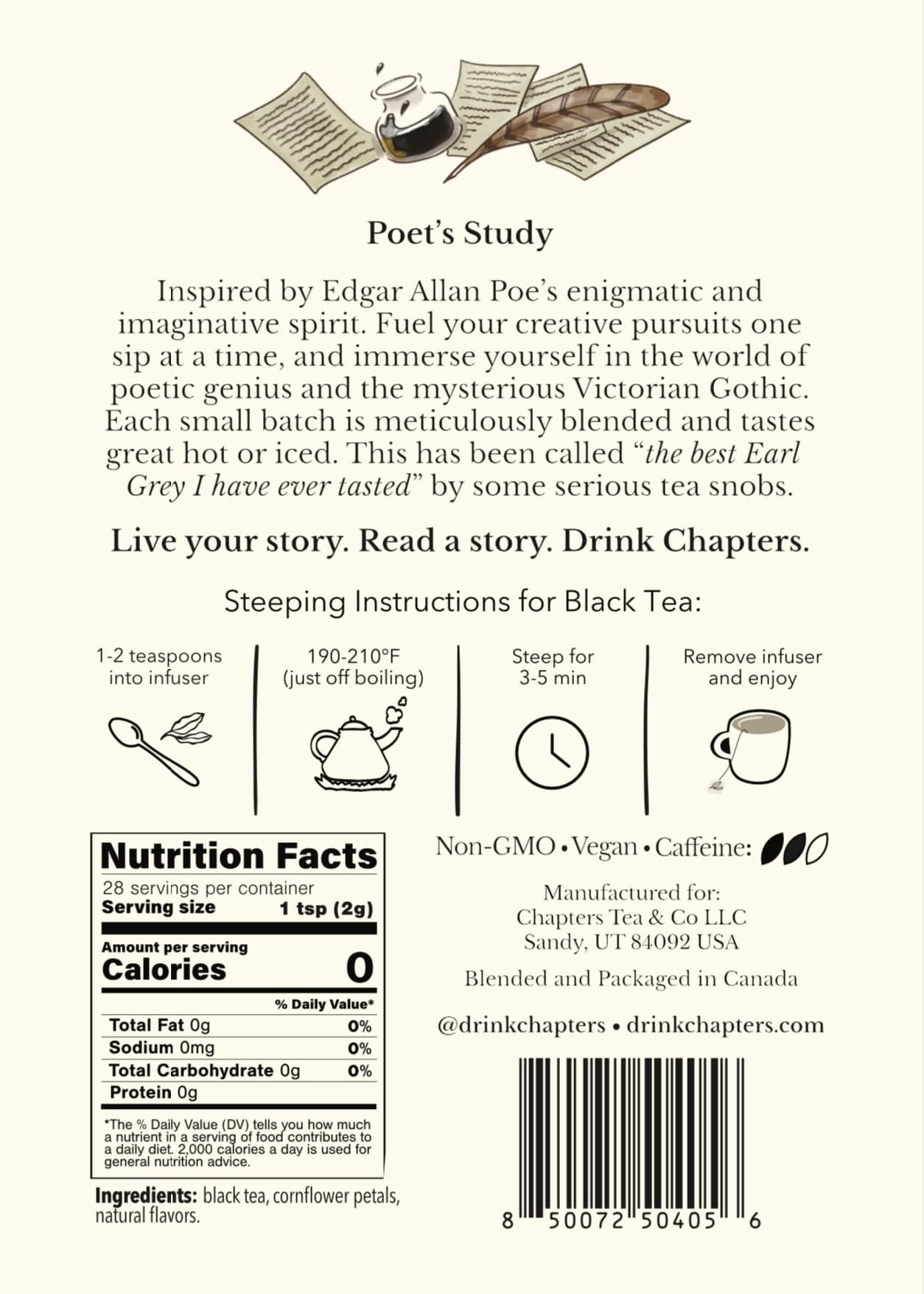 Poet's Study Earl Grey