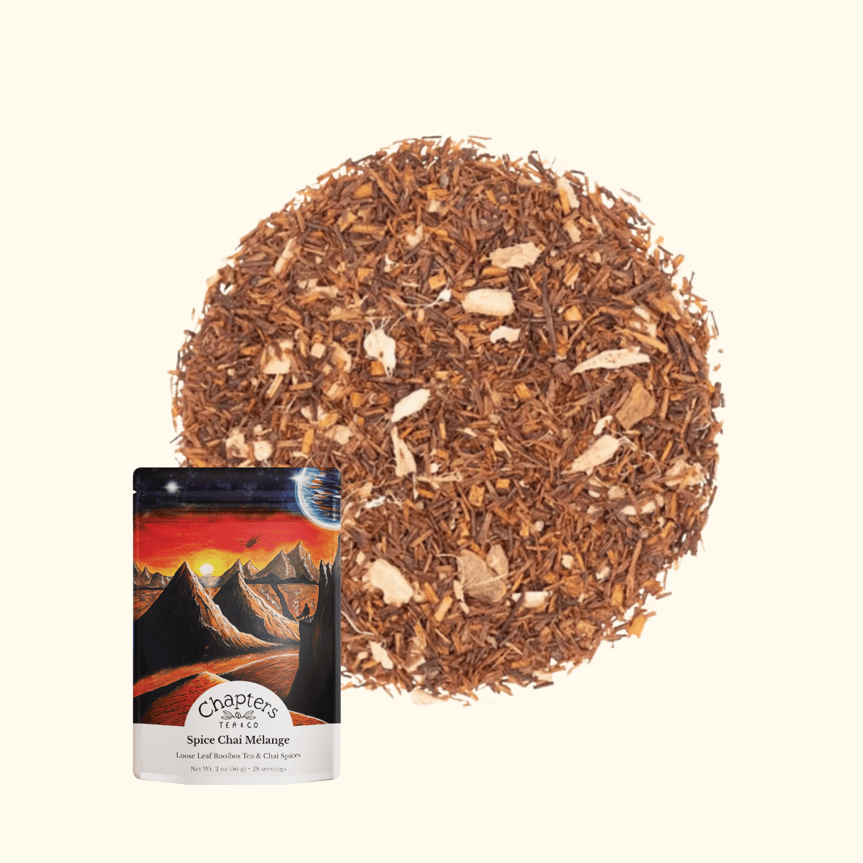 Spice Chai Mélange (Warm Spiced Chai Rooibos Tea) 2oz