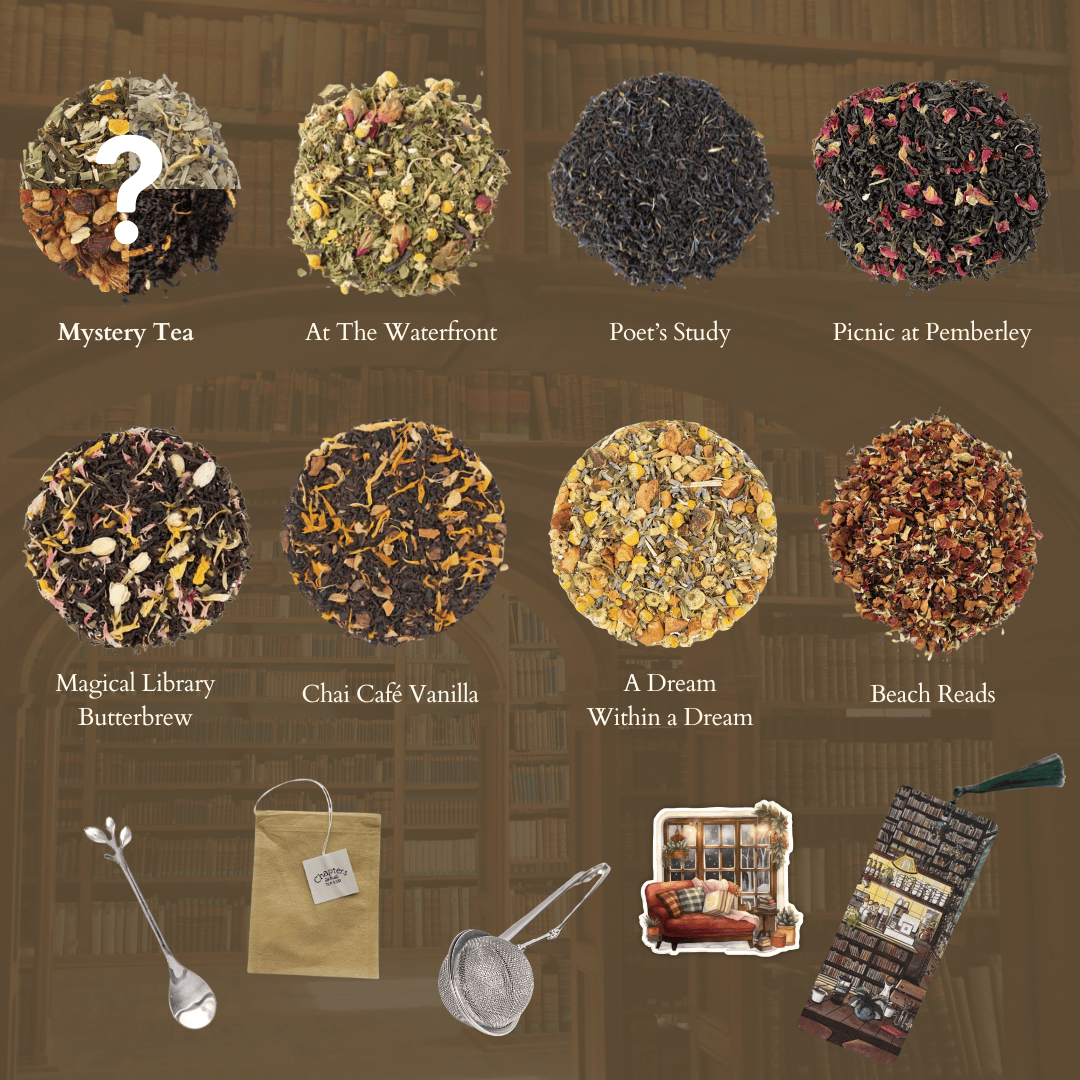 Book Lover Premium Tea Box (1oz Teas)