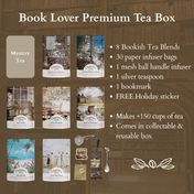Book Lover Premium Tea Box (1oz Teas)