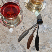 Feather Teaspoon - Rose Gold