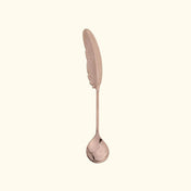 Feather Teaspoon - Rose Gold