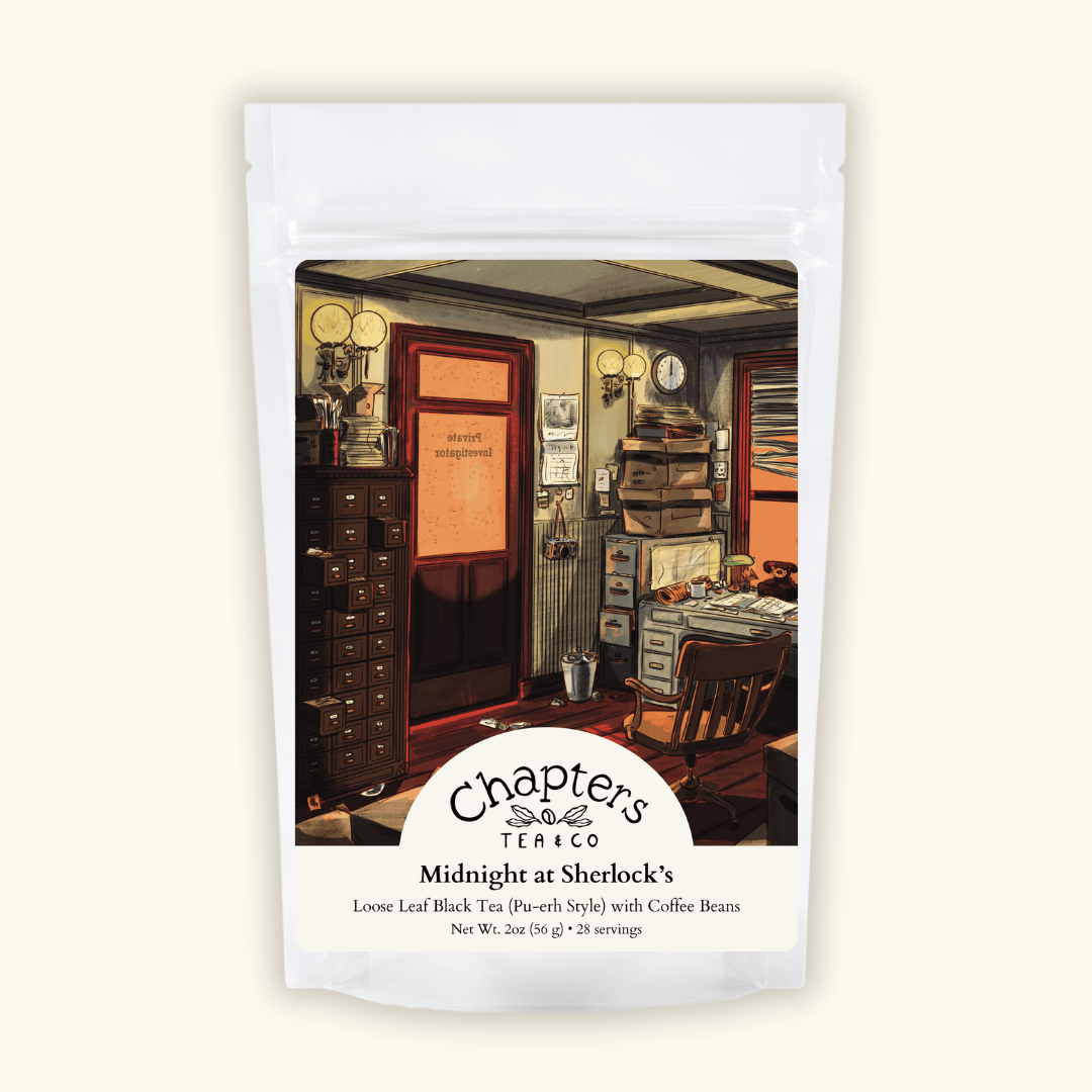 Midnight at Sherlock's (Coffee & Cocoa Vanilla Bourbon Tea) 2oz