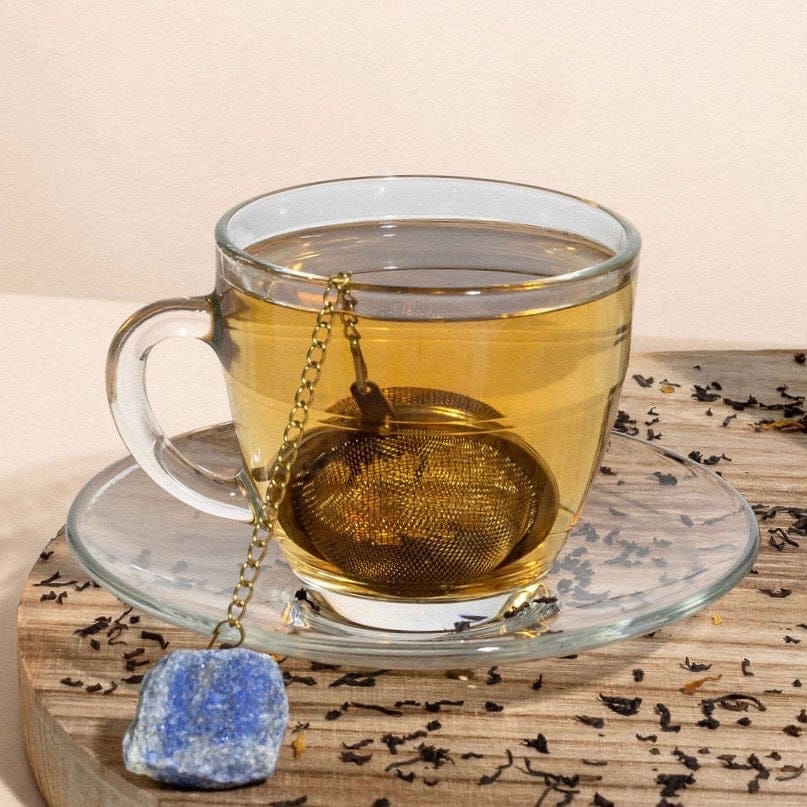Mesh Ball with Stone Tea Infuser