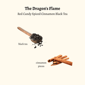 The Dragon's Flame (Red-Hot Spiced Cinnamon Black Tea) 2oz